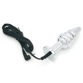 Bipolar Metal Electric Shock Butt Plug - B
